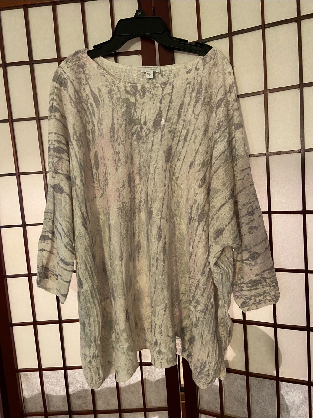 Loose fit Marble Print Women’s Pullover Top
